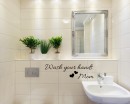 Wash Your Hands Wash Your Hands Mom Quotes Wall Art Stickers